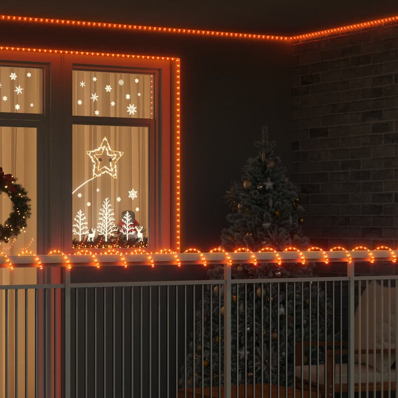 Afbeelding laden in galerijviewer, Vidaxl touwenlicht met 120 led warmwit 5 m pvc
