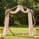 Vidaxl trouwrand licht bruin 221 x 92 x 216 cm massief vurenhout