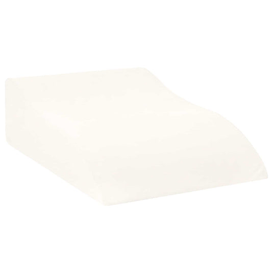 Vidaxl beenkussen wit 68 x 40 x 18 cm