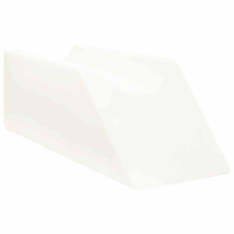 Afbeelding laden in galerijviewer, Vidaxl beenkussen effen wit 68 x 25 x 21,5 cm

