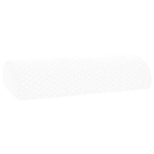 Vidaxl beenkussen effen wit 52 x 20 x 12 cm