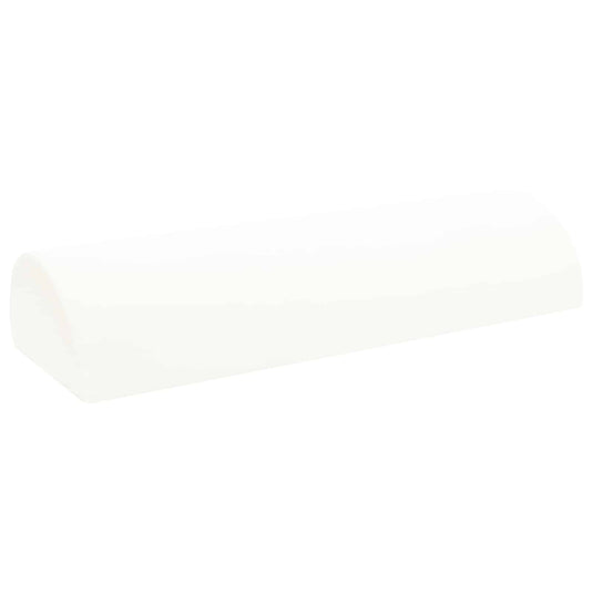 Vidaxl beenkussen effen wit 52 x 20 x 12 cm