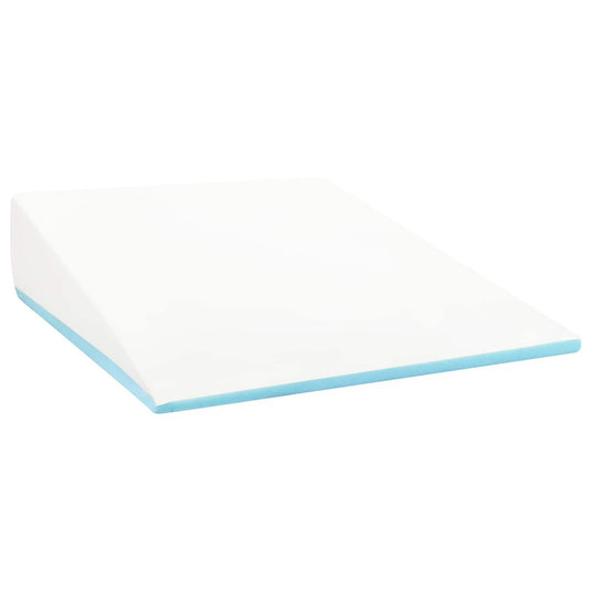 Vidaxl wedge kussen effen wit 69 x 64 x 19 cm