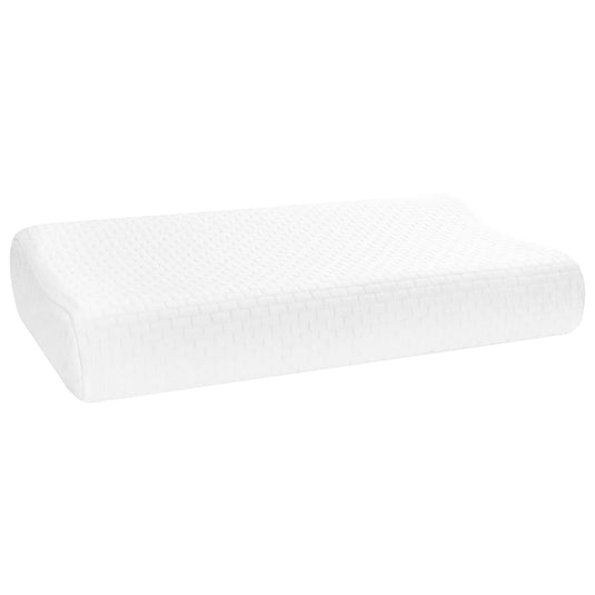 Vidaxl slapen kussen effen wit 57 x 37 x 11,5 cm