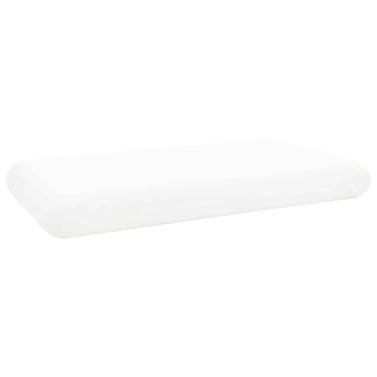 Vidaxl slapen kussen effen wit 70 x 36 x 13 cm