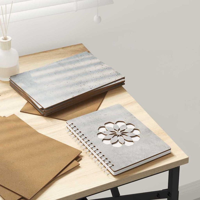 Afbeelding laden in galerijviewer, Vidaxl decorpanelen 50 pcs beton grijs 15 x 21 x 0.27 cm bewerkt hout
