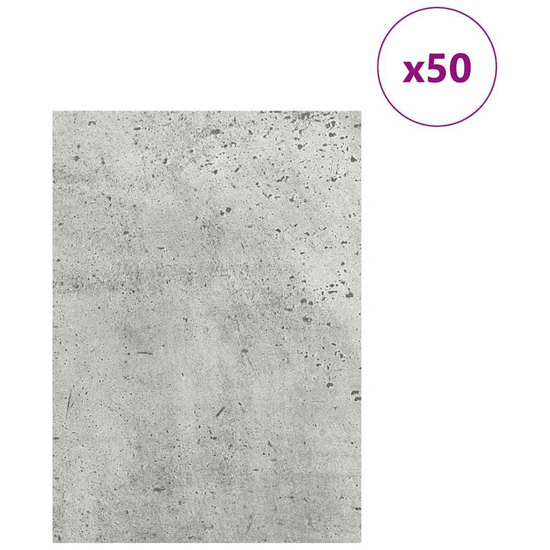 Afbeelding laden in galerijviewer, Vidaxl decorpanelen 50 pcs beton grijs 15 x 21 x 0.27 cm bewerkt hout
