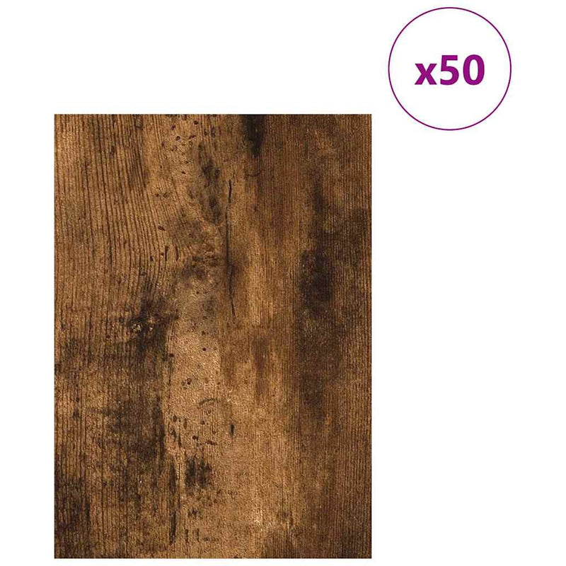 Afbeelding laden in galerijviewer, Vidaxl decorpanelen 50 pcs gerookt eiken 15 x 21 x 0.27 cm
