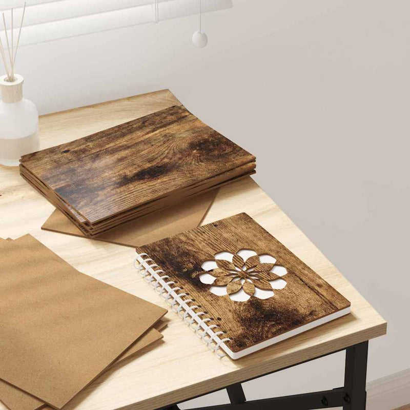 Afbeelding laden in galerijviewer, Vidaxl decorpanelen 150 pcs gerookt eiken 21 x 30 x 0,27 cm
