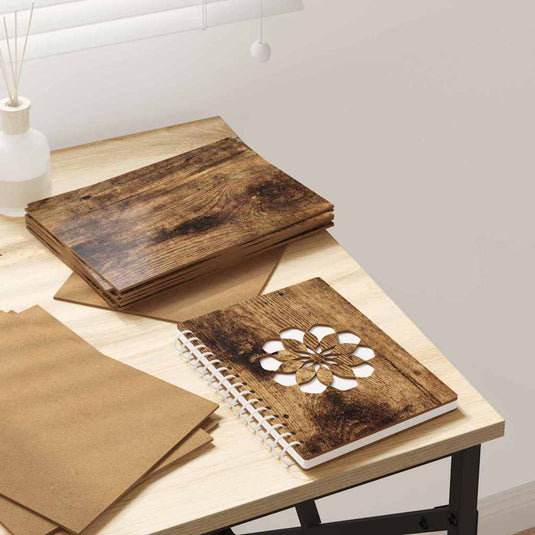 Vidaxl decorpanelen 150 pcs gerookt eiken 21 x 30 x 0,27 cm
