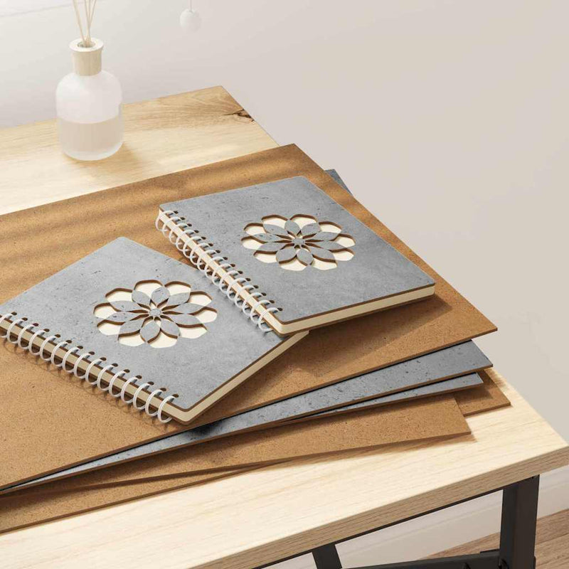 Afbeelding laden in galerijviewer, Vidaxl decorpanelen 50 pcs beton grijs 30 x 42 x 0.27 cm bewerkt hout
