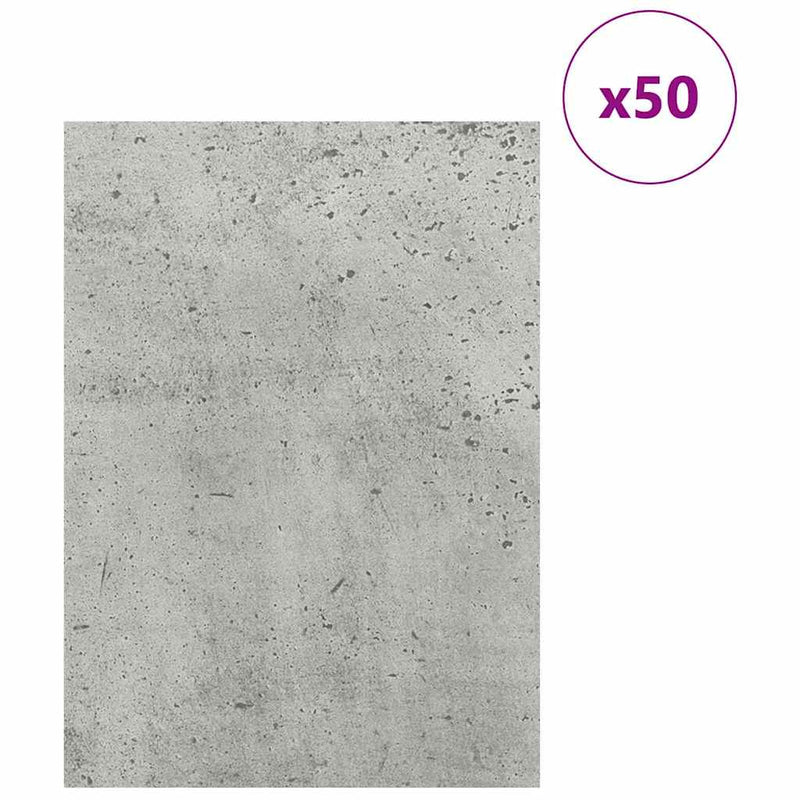 Afbeelding laden in galerijviewer, Vidaxl decorpanelen 50 pcs beton grijs 30 x 42 x 0.27 cm bewerkt hout
