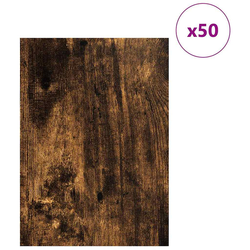 Afbeelding laden in galerijviewer, Vidaxl decorpanelen 50 pcs gerookt eiken 30 x 42 x 0.27 cm
