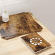 Vidaxl decorpanelen 50 pcs gerookt eiken 30 x 30 x 0,27 cm