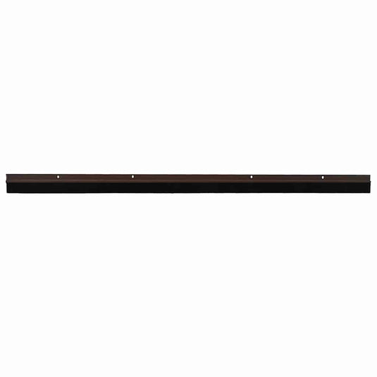 Vidaxl schroefbare deurborstelafsluitingen 2 pcs bruin 100 cm