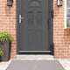 Vidaxl zelfklevende deurborstels 2 pcs zilver 100 cm