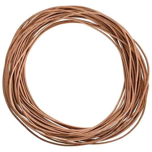 Vidaxl leren koord bruin ø2 mm x 5 m leer