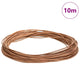 Vidaxl leren koord bruin ø2 mm x 10 m leer