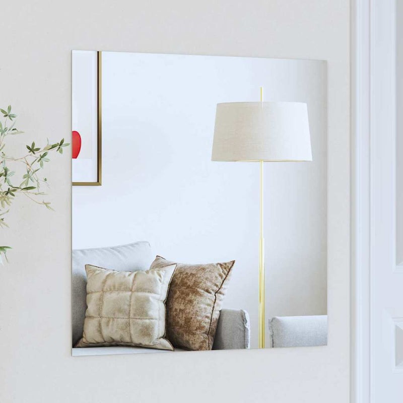 Afbeelding laden in galerijviewer, Vidaxl wandspiegel 60 x 60 cm gehard glas vierkant
