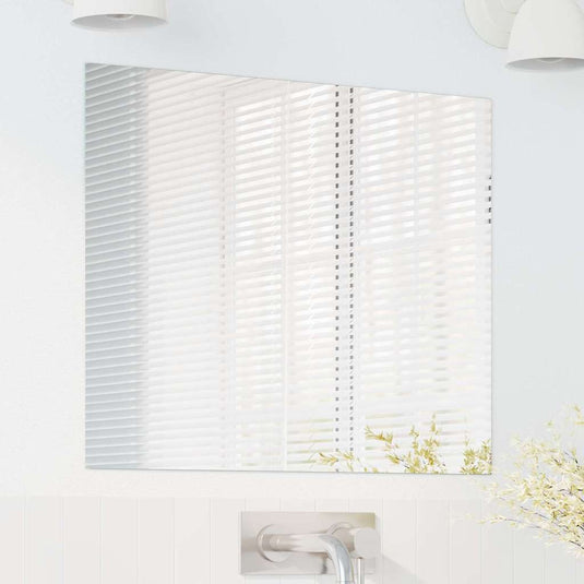 Vidaxl wandspiegel 60 x 60 cm gehard glas vierkant