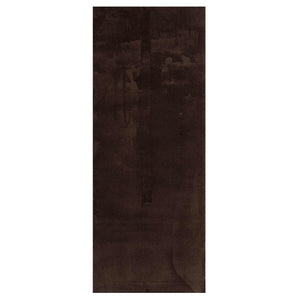 Vidaxl medium pile zachte en wasbare tapijt huarte bruin 200 x 80 cm