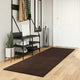 Vidaxl medium pile zachte en wasbare tapijt huarte bruin 250 x 80 cm