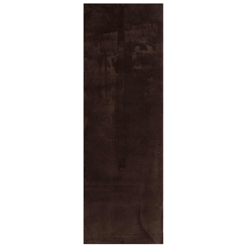 Afbeelding laden in galerijviewer, Vidaxl medium pile zachte en wasbare tapijt huarte bruin 250 x 80 cm
