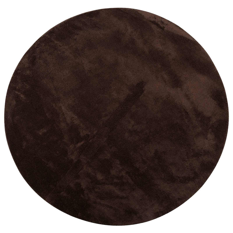 Afbeelding laden in galerijviewer, Vidaxl medium pile zachte en wasbare tapijt huarte bruin ø 80 cm
