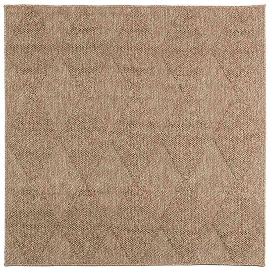 Vidaxl binnen- en buitentapijt agira naturel 240 x 240 cm polyester