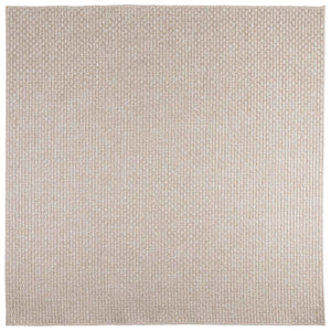 Vidaxl vloerkleden vierkant faro crème 200 x 200 cm polyester