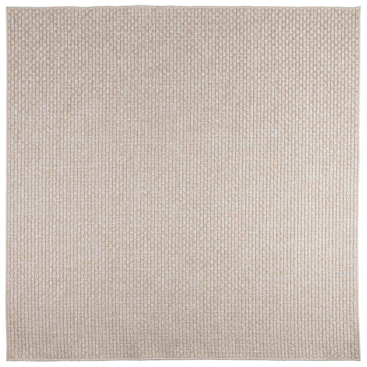 Vidaxl vloerkleden vierkant faro crème 200 x 200 cm polyester