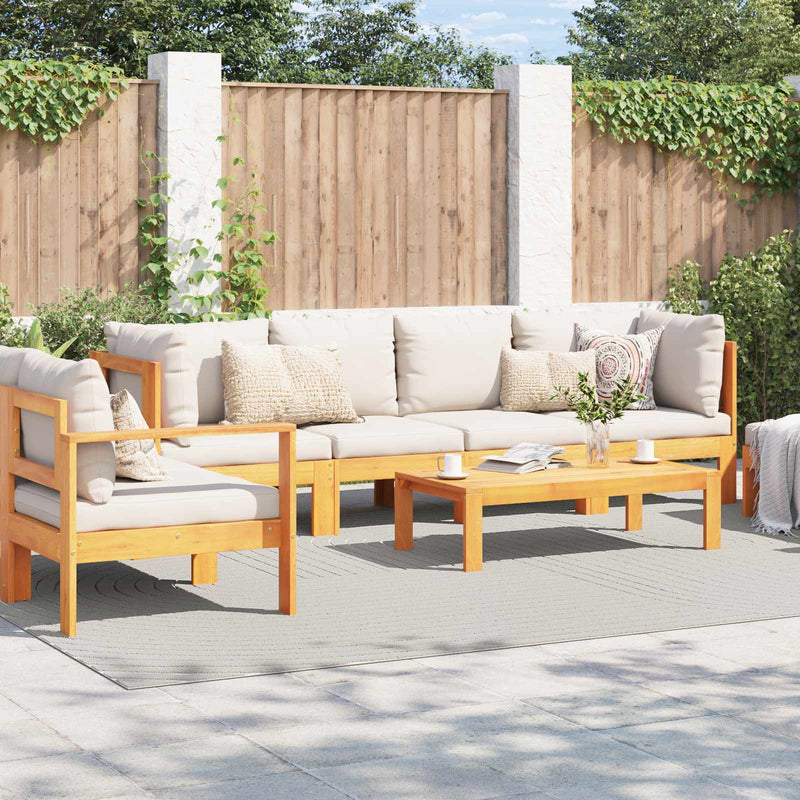 Afbeelding laden in galerijviewer, Vidaxl binnen- en buitentapijt palmeras crème 200 x 280 cm polyester
