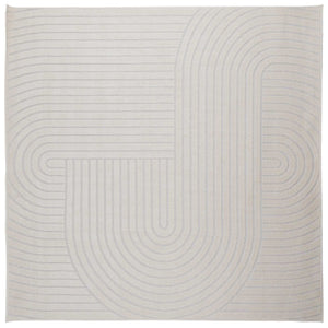 Vidaxl binnen- en buitentapijt palmeras crème 240 x 240 cm polyester