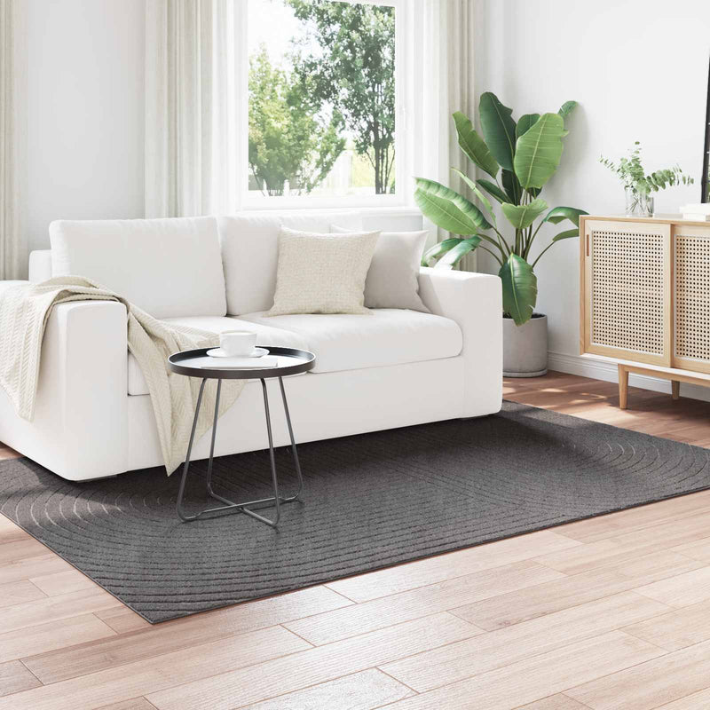 Afbeelding laden in galerijviewer, Vidaxl vloerkleden rechthoekig huarte antraciet 230 x 160 cm polyester
