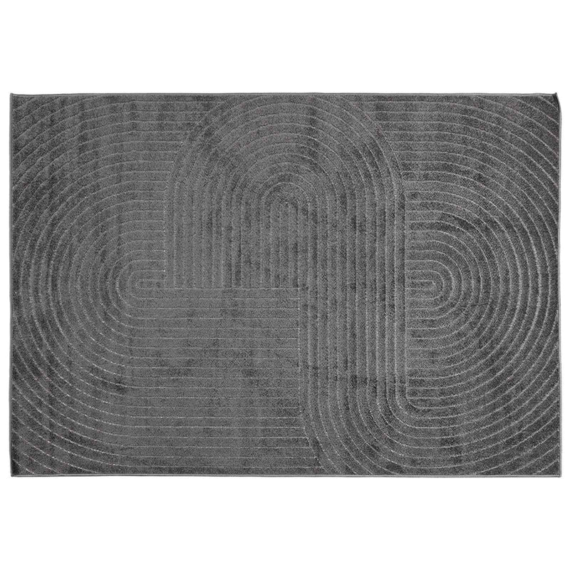 Afbeelding laden in galerijviewer, Vidaxl vloerkleden rechthoekig huarte antraciet 230 x 160 cm polyester
