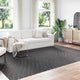 Vidaxl vloerkleden rechthoekig huarte antraciet 280 x 200 cm polyester