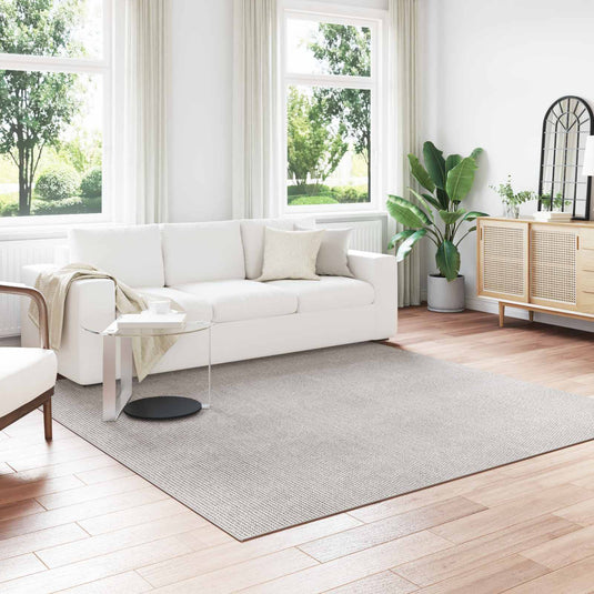 Vidaxl binnen kleed lugo crèmekleurig 240 x 240 cm polyester