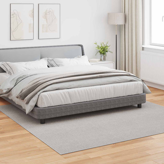 Vidaxl binnen kleed lugo crèmekleurig 240 x 240 cm polyester
