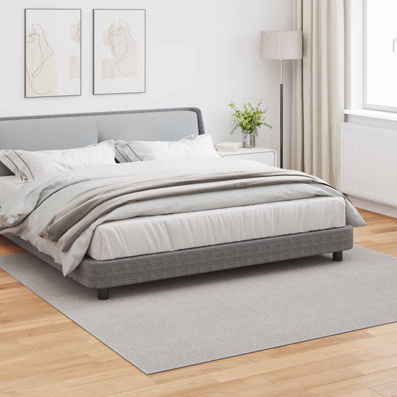 Afbeelding laden in galerijviewer, Vidaxl binnen kleed lugo crèmekleurig 240 x 240 cm polyester
