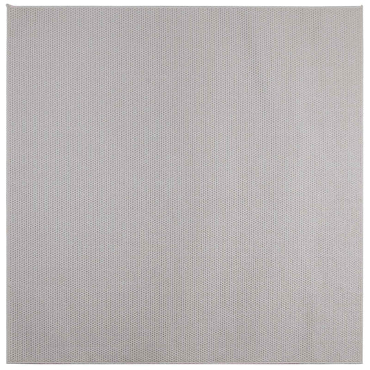 Vidaxl binnen kleed lugo crèmekleurig 240 x 240 cm polyester