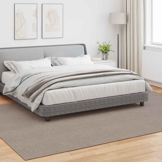 Vidaxl binnen kleed lugo crème en taupe 240 x 340 cm polyester