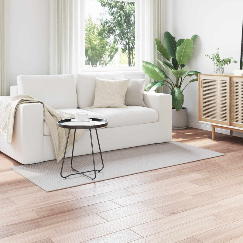 Afbeelding laden in galerijviewer, Vidaxl binnen kleed lugo crème en grijs 80 x 200 cm polyester
