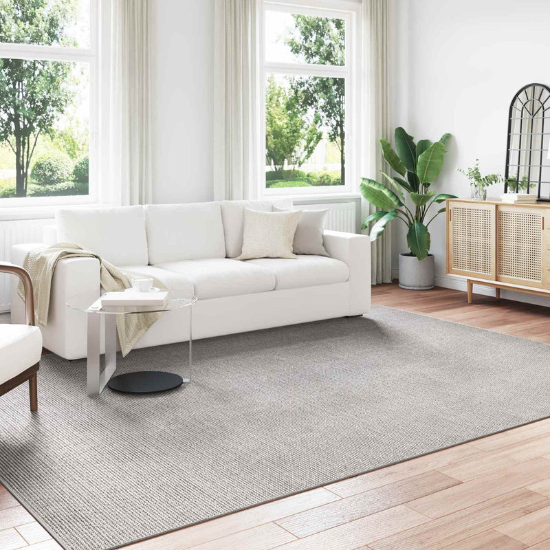Afbeelding laden in galerijviewer, Vidaxl binnen kleed lugo crème en grijs 240 x 340 cm polyester
