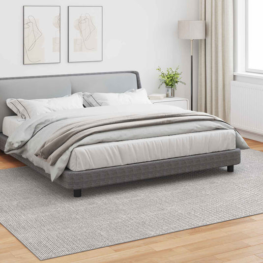 Vidaxl binnen kleed lugo crème en grijs 240 x 340 cm polyester