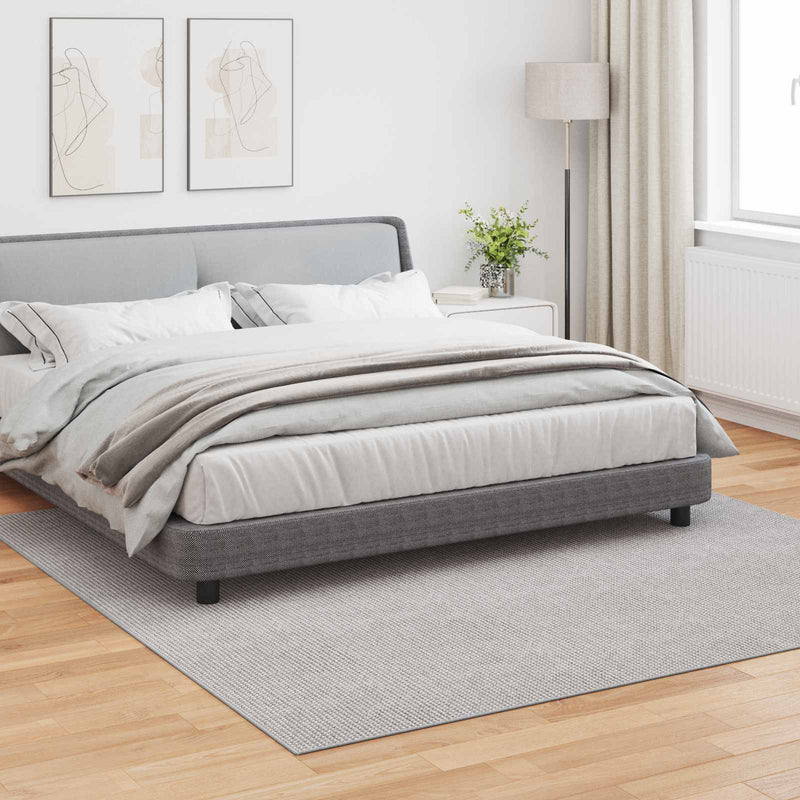 Afbeelding laden in galerijviewer, Vidaxl binnen kleed lugo crème en grijs 240 x 240 cm polyester
