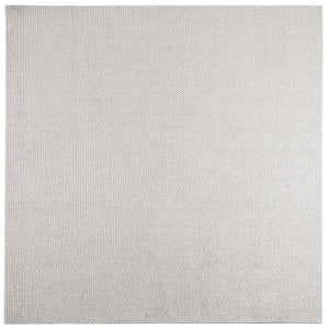 Vidaxl binnen kleed lugo crème en grijs 240 x 240 cm polyester