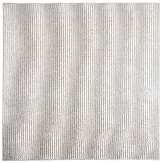 Vidaxl binnen kleed lugo crème en grijs 240 x 240 cm polyester