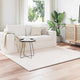 Vidaxl vloerkleden vierkant sirolo crèmekleurig 240 x 240 cm polyester