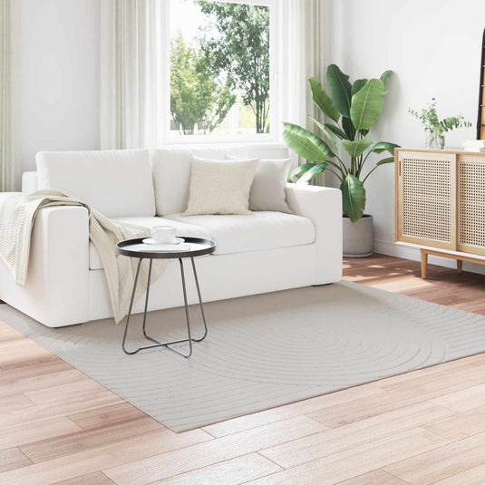 Vidaxl binnen kleed sirolo zand 240 x 340 cm polyester medium pile