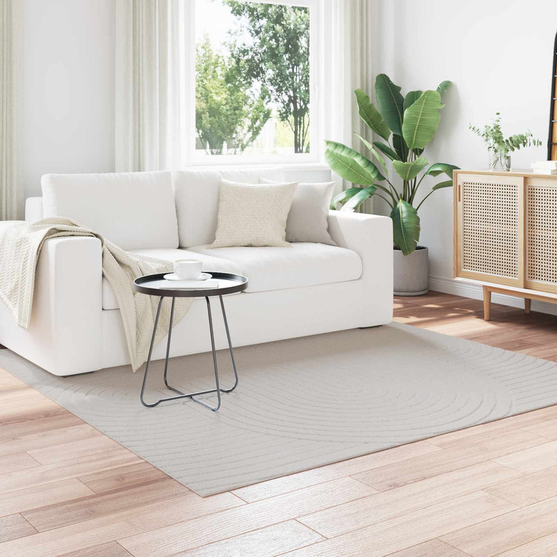 Afbeelding laden in galerijviewer, Vidaxl binnen kleed sirolo zand 240 x 340 cm polyester medium pile
